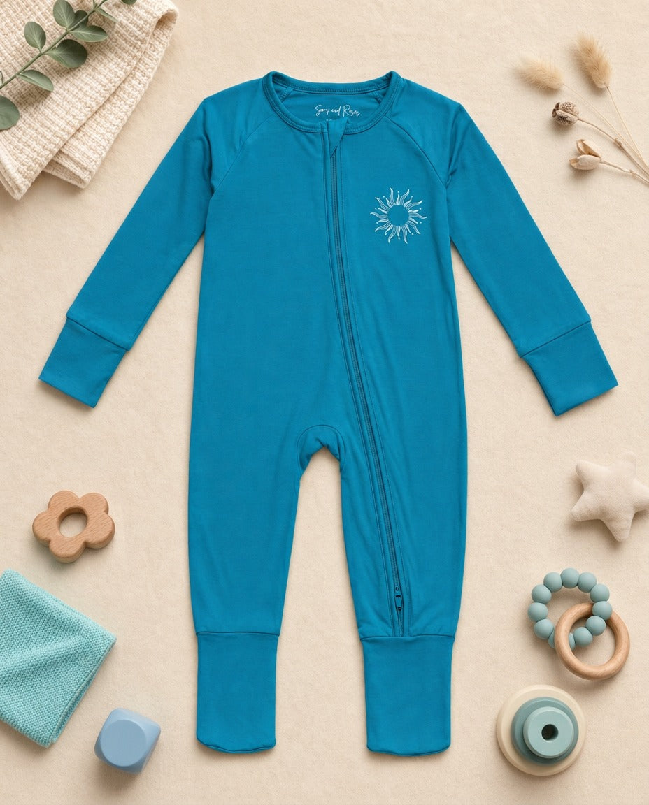 Lagoon Bamboo Sleepsuit